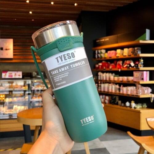Travel Coffee Mug Water Cup Stainless Steel Tumbler Cups Vacuum Flask Thermos Bottle Thermal Car Cup with Straw Garrafa Termica
