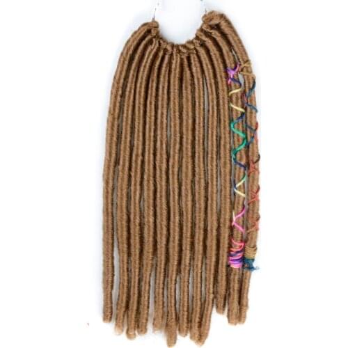 Sambraid Faux Soft Locs Hair Synthetic Braiding Hair New Crochet Braids High Temperature Fiber 14inch For Women Extensions