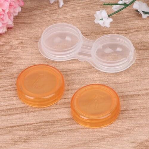 Lens Box Mini Random Plastic Soaking Portable Travel Contact Storage Case Holder