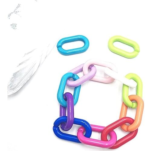 Cute Handmade Colorful Transparent Acrylic Bracelet Candy Color for Women Men Judy Jewelry Party Creative Gift Birthday Gift