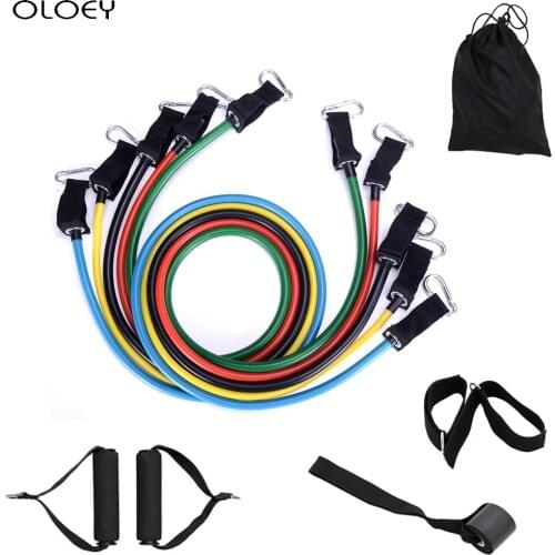 Gym Equipment Multi Function Resistance Belt One Line Tension With Muscle Training Fitness Puller Exercise Yoga Tubes Pull Rope