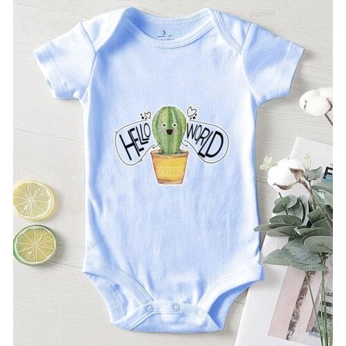 Newborn Clothing Toddler Winter Clothes Romper for Babies Long Sleeve Baby Winter Clothes Boy Girl Hello World Printed