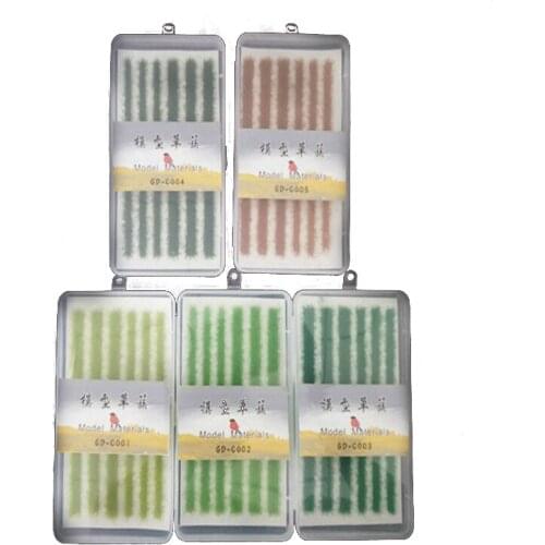 Manual diy sand table building model material scene production simulation vegetation grass strip grass cluster for train layout