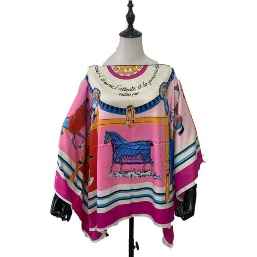 Thailand Hot Sale European Printed Silk Kaftan Top Dress Oversize O-neck Sexy Lady Comfortable Boubou Top Dress for party