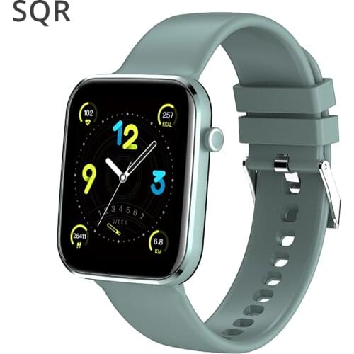 SQR P15 Smart Watch 2021 IP67 Waterproof 1.69 Inch Full Touch Screen Smartwatch Men for Xiaomi Android iOS Phone