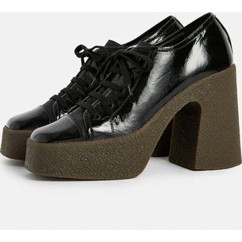 2020 New Spring Elegant Square Toe Sexy High Heels Genuine Leather Black Shallow Women Pumps Wedding Party Prom Office Shoes