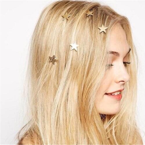 2019 version fashion jewelry cute personality wild hair ornaments moon star headdress Wedding Hair Comb Bridal Hair Accessories