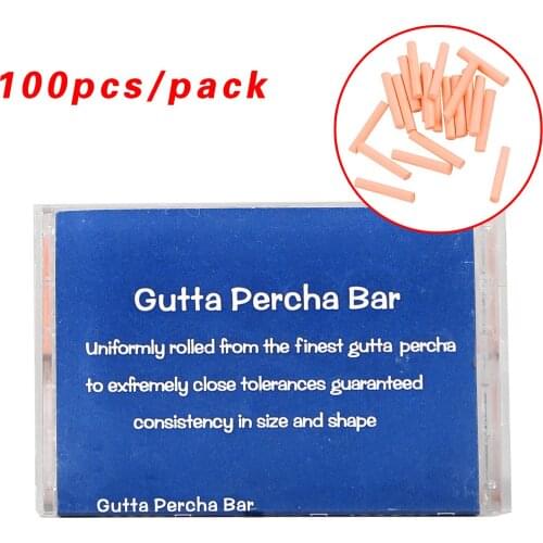 100PCS Dental Gutta Percha Bars Fit Obturation Endo System Endodontic Gun Dental Equipment
