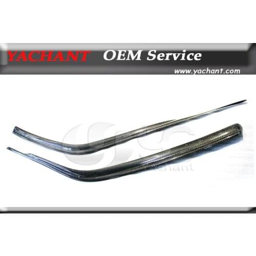 Car Styling Carbon Fiber CF Wind Deflector Fit For 1995-1998 Skyline R33 GTR GTS Wind Deflector 2 Pcs