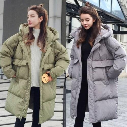 2019 Loose Women Coat Parkas Bread Style Hoodie Female Coat