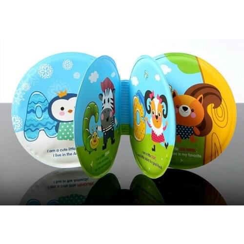 50pcs Baby water Bath Books Swimming Bathroom Toy Kids Early Learning Animal,Food Waterproof Books Educational Toys