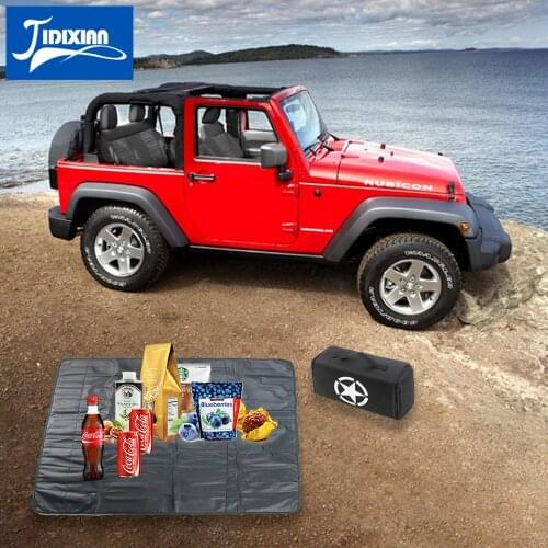 Trunk Storage Box Organizer Divider Partition Plate for Jeep Wrangler JL for Gladiator JT 2018 2019 2020 2021 Car Accessories