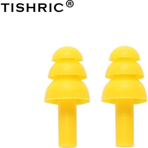 1/10 Pairs TISHRIC Boxed Earplugs Waterproof And Soundproof Silicone Ear Plugs Earplugs For Swimming Ear Plugs Against Noise
