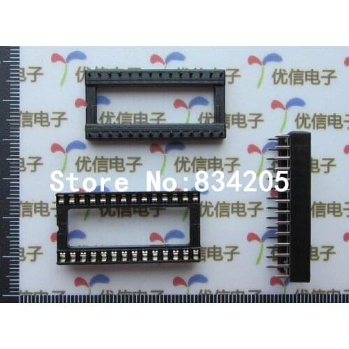 Free shipping 28P DIP IC socket Chip base wide-body connector