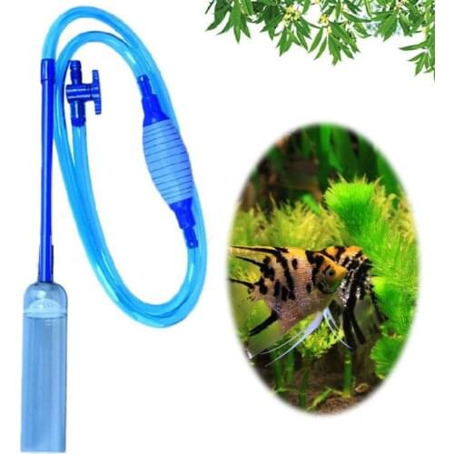 Large Aquarium Fish Tank Instant Siphon Cleaner Vacuum for Gravel and Sand