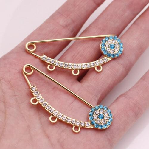 Islam blue brooch Baby Pin 2 pcs /lot