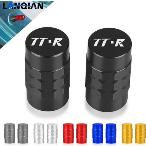 With Logo "TTR" For YAMAHA TTR 125 TTR 250 TTR 600 Wheel Tire Valve stem caps Cover Air Aluminum Alloy Valve Caps Stem Cover