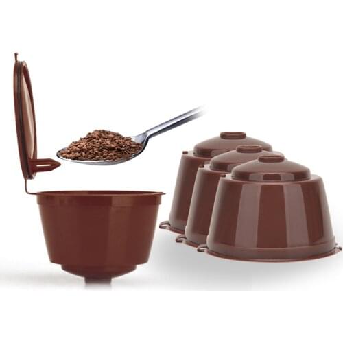 Reusable Coffee Filter Capsule Cup For Nescafe Refillable Coffee Cup Filter Holder Capsules Pods Strainer Coffee Machine Filters