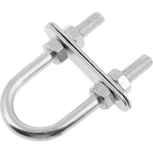 Marine Boat 316 U Screw Stainless Steel Bow Eye Stern U- 7 * 80mm