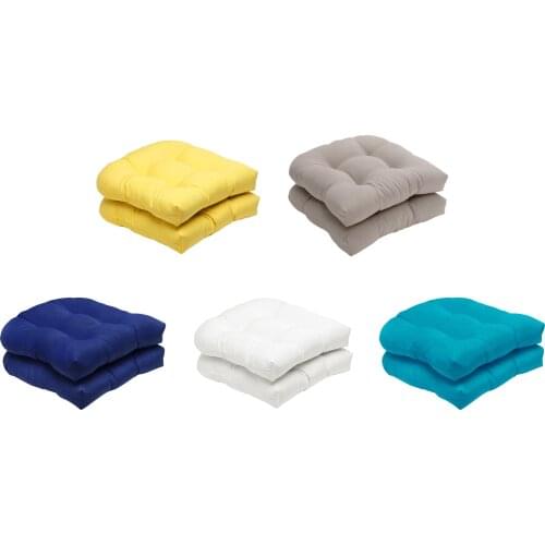 Soft Chair Cushion Square Indoor Outdoor Garden Patio Home Kitchen Office Wicker Seat cushion Buttocks Cushion Pads 48x48cm