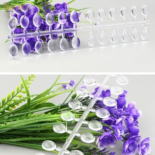 False Nail Art Tips Sets 24 Color Cards Nail Polish Display Palette Painting Board Showing Shelf Makeup Accessory Tools