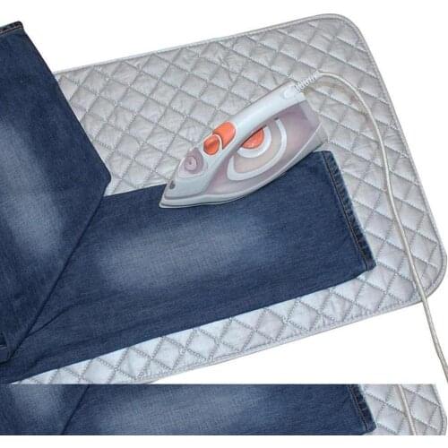 Table Top Ironing Mat Laundry Pad Washing MachineDryer Blanket Clothes ProtectorTravel Heat Resistant Cover Portable Board F7H9