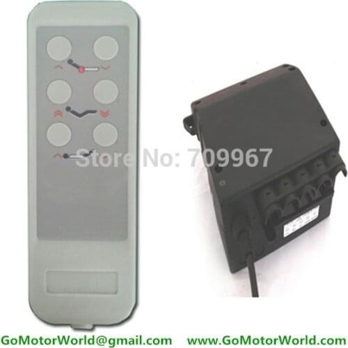 New Control box control system 110-240V AC input 12 or 24V DC output with wire handset for homecare bed electric bed