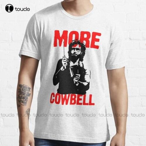 New More Cowbell T-Shirt T-Shirt Cotton Tee Shirt work shirts Unisex