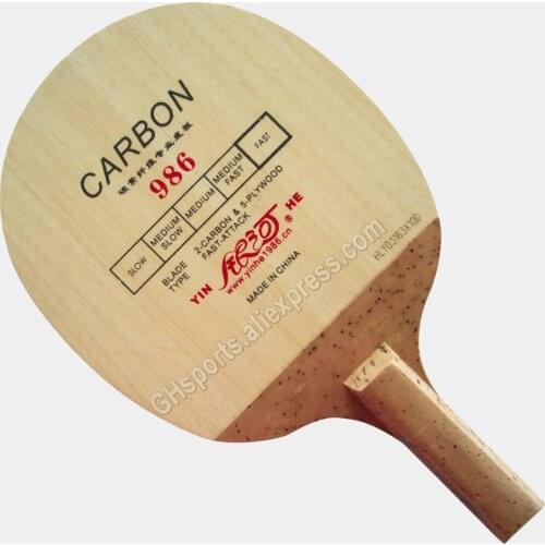 Galaxy Milky Way Yinhe 986 Carbon Fast-Attack Table Tennis Blade Japanese penhold for PingPong Racket