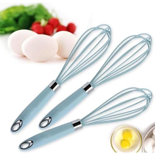 Hand-held Silicone Egg Beater, Hand-operated Household Butter and Flour Mixer, Kitchen Baking Tool