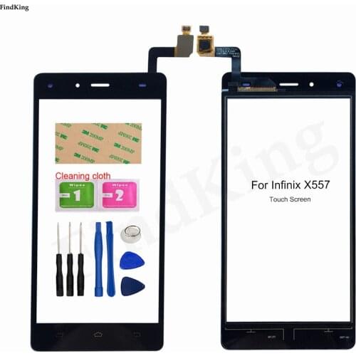 Touch Panel For Infinix X557 Touch Screen Digitizer Front Glass Sensor Panel Replacement Part 3M Glue