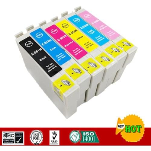 Compatible ink cartridge for Epson T0851N - T0856N T0851N suit for Stylus Photo 1390/T60 etc