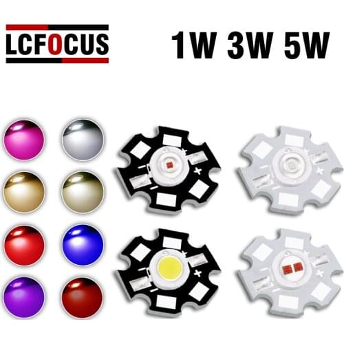 LED Grow Light Chip Full Spectrum UVA 660 440 1W 3W 5W High Power LED COB Lamp Beads Plant Nursery Flower Aquarium Lamp