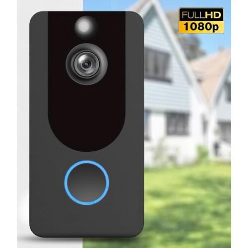 SAMTIAN Smart WIFI Video Doorbell Wireless Door Bell HD Camera Door Bell Ring With Night Vision For Phone Home Security Cameras