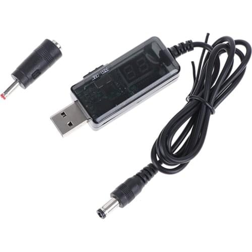 USB Boost Converter DC 5V To 9V 12V USB Step-up Converter Cable +3.5mm Connecter