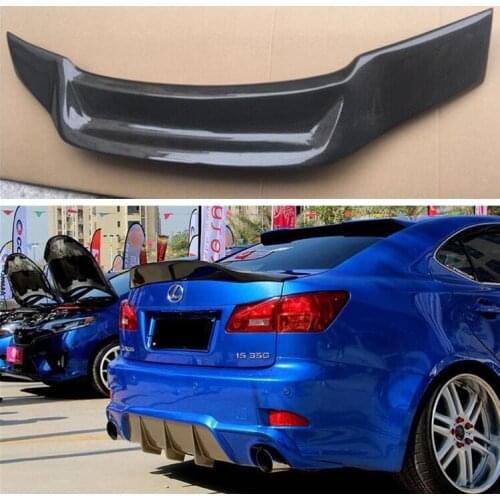 High Quality CARBON FIBER REAR TAIL WING TRUNK LIP SPOILER FOR Lexus IS200 IS250 IS350 IS300 2006 2007 2008 2009 2010 2011 2012