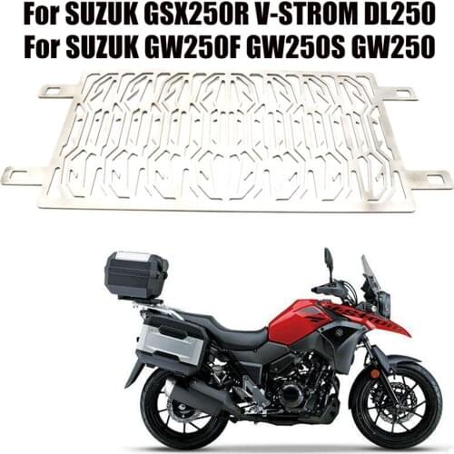 For SUZUK GSX250R GW250F GW250S GSX 250R DL250 V-STROM VSTROM 650 DL 250 Motorcycle Radiator Grille Guard Grill Cover Protector