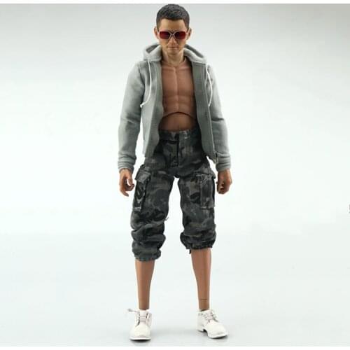 1/6 Scale Male Dark Camouflage Pants Clothing Men Soldier Camouflage Pants Clothes Set For 12" Action Figure Body Doll Toys