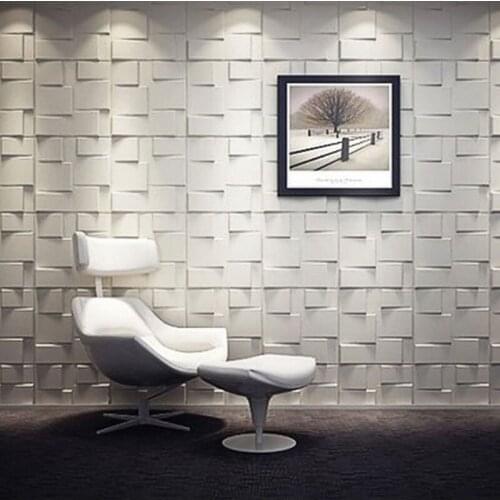 10pcs 3D wall sticker PVC three-dimensional wall panel bedroom living room KTV background wallpaper