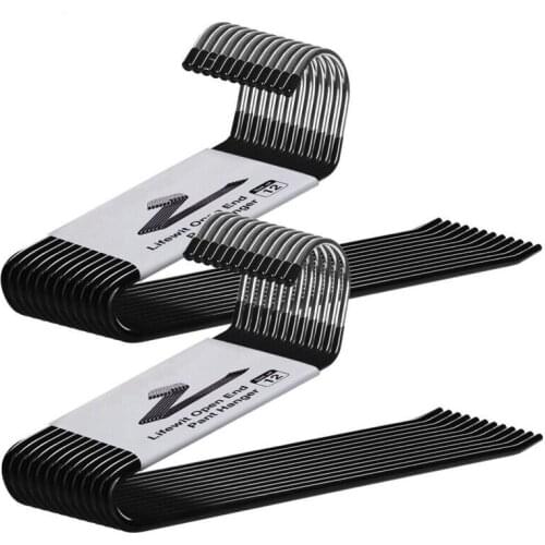 10pcs/lot 35cm Metal Hangers For Clotehs S-Type Pants Rack/Antiskid Hanger