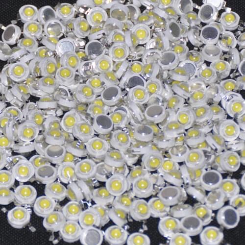 200pcs 1W LED Diode 1 Watt High Power Chips LED Diodo White Light-Emitting-Diodes Brightness 1-Watt White 100-110 lm LED Beads