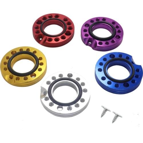 28mm Carburetor Adjuster Inlet Intake Adapter Manifold Spinner Plate With screws For 110cc 125cc Pit Dirt Bike Dax ATV Quad Red
