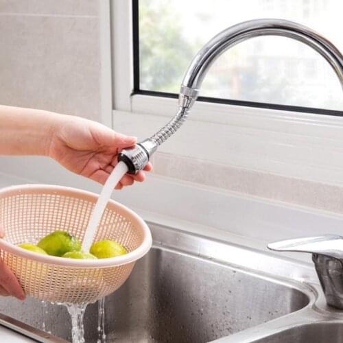 360 Degree Swivel Kitchen Faucet Aerator Adjustable Dual Mode Sprayer Filter Diffuser Water Saving Nozzle Faucet Connector