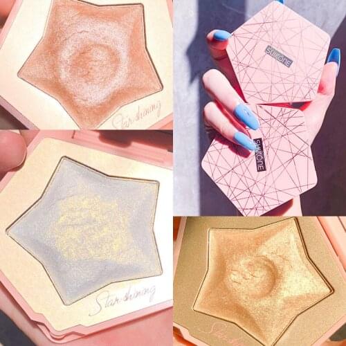 Diamond Glitter Face Makeup Mashed Potato Highlighter Diamond Face and Body High Lighter Makeup Brighten Glitter Natural Contour