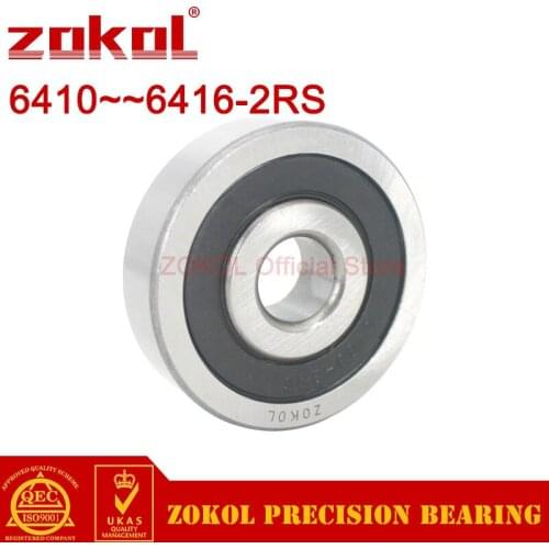 ZOKOL 6405-2RS bearing 6405 2RS 6405-2RSN Deep Groove ball bearing 25*80*21mm