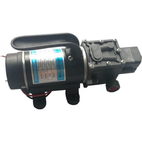 Electric 12V 24V 120W 188PSI 10/min Water Film High Pressure Self-Priming Pump Return Pump Backflow Control For Garden