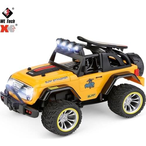 Wltoys 322221 2.4G 1/32 RC Car 2WD Mini Car Off Road Vehicle Models W/ Light Children Toy Remote Control Machine Truck Kids Toys