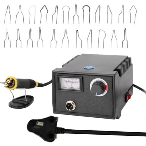 Multifunctional Electric Pyrography Machine Gourd Wooden Pyrography Machine Pointer Instrument with 23pcs Heating Pen Heads