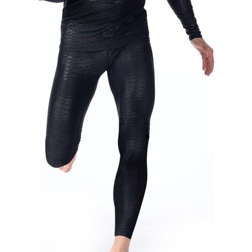 Sea Men Sharkskin Pants Leggings Anti-UV Lycra Rashguard Full Length Black Fitness Swim Surf Pants Quick Dry Tight Pant