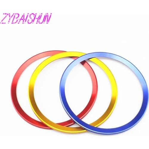 New 3D Steering Wheel Aluminum Alloy Stickers Case for Audi A1 A3 A4L A5 A6L A7 Q3 Q5 S3 S5 S7 TT Styling Car